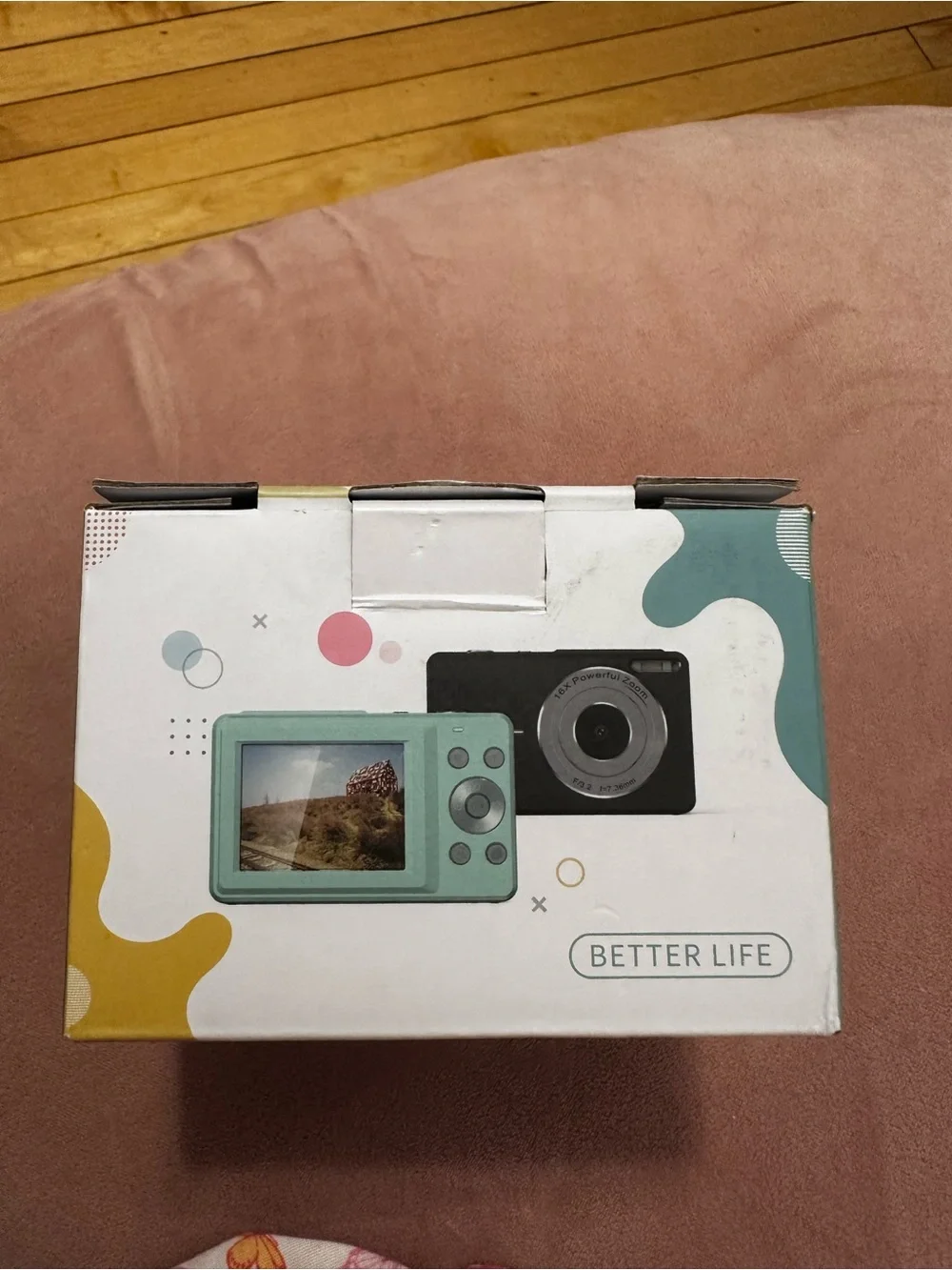 Digital Camera FHD 1080P Pink - Compact Everyday Camera